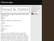 Tablet Screenshot of breadandbutterboa.com